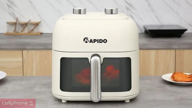 Vì sao nên mua nồi chiên không dầu Rapido RAF-7.5M3 7.5 lít