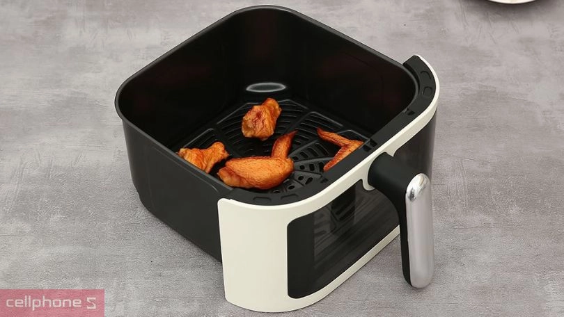 Thiết kế nồi chiên không dầu Rapido RAF-7.5M3 7.5 lít