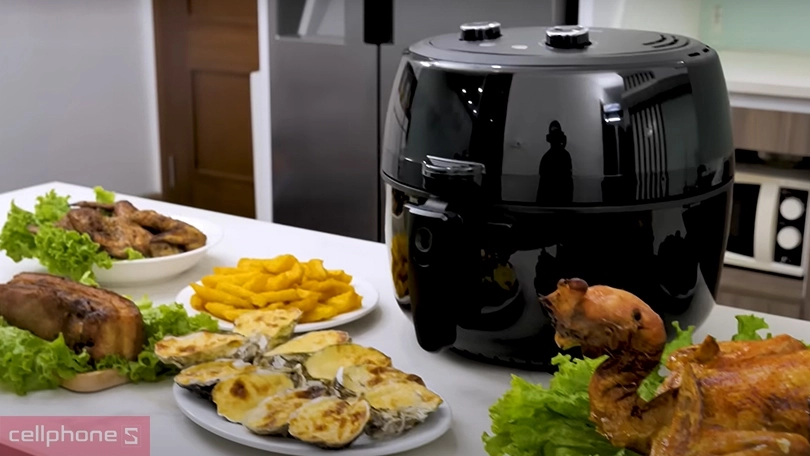 Vì sao nên mua nồi chiên không dầu Rapido RAF6.5M2 6.5 lít