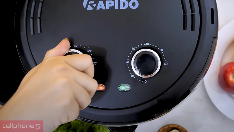 Hướng dẫn sử dụng nồi chiên không dầu Rapido RAF6.5M2 6.5 lít