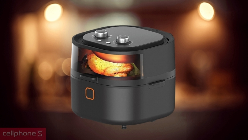 Nồi chiên không dầu Roler RA-3115 6L - Công suất nấu vượt trội, dung tích lớn