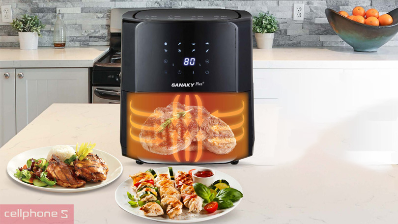Các ưu điểm nổi bật của nồi chiên không dầu Sanaky