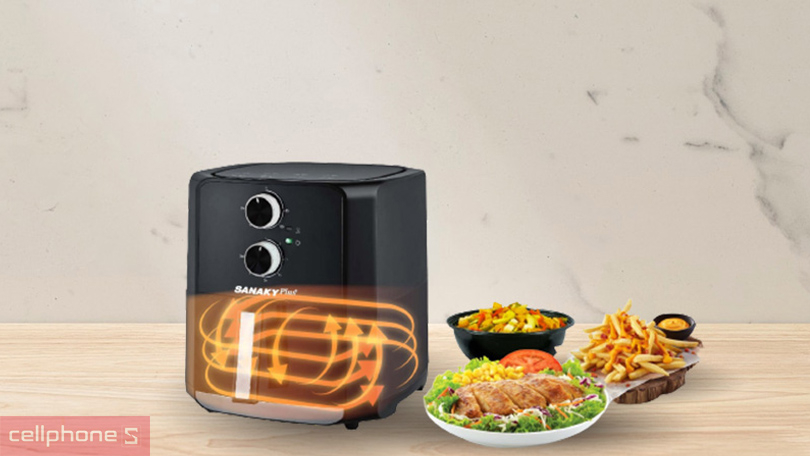 Các ưu điểm nổi bật của nồi chiên không dầu Sanaky