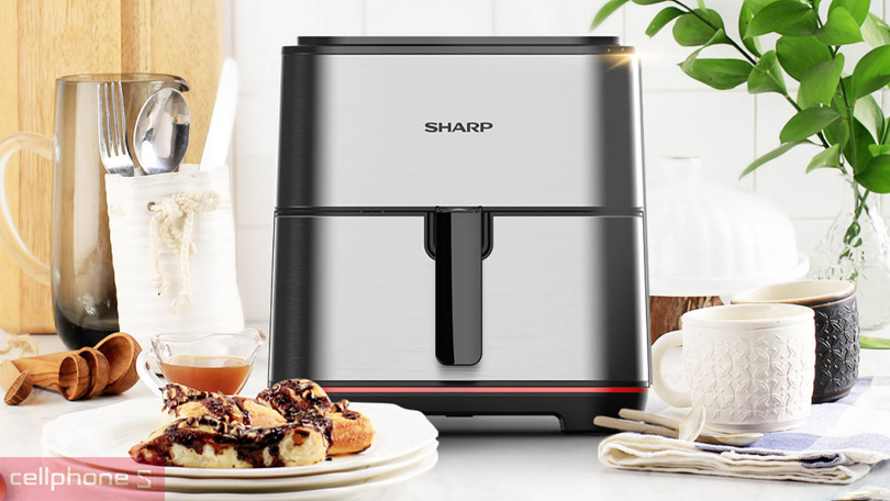 Nồi chiên không dầu Sharp 7 lít KF-AF70EV-ST – “Phù thủy” trong gian bếp