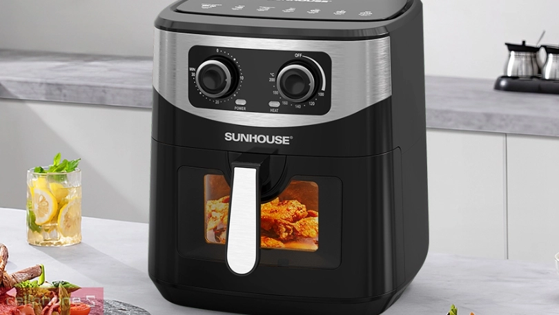 Dung tích nồi chiên không dầu Sunhouse 10.5L SHD4038