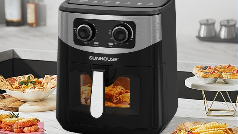 Thiết kế nồi chiên không dầu Sunhouse 10.5L SHD4038