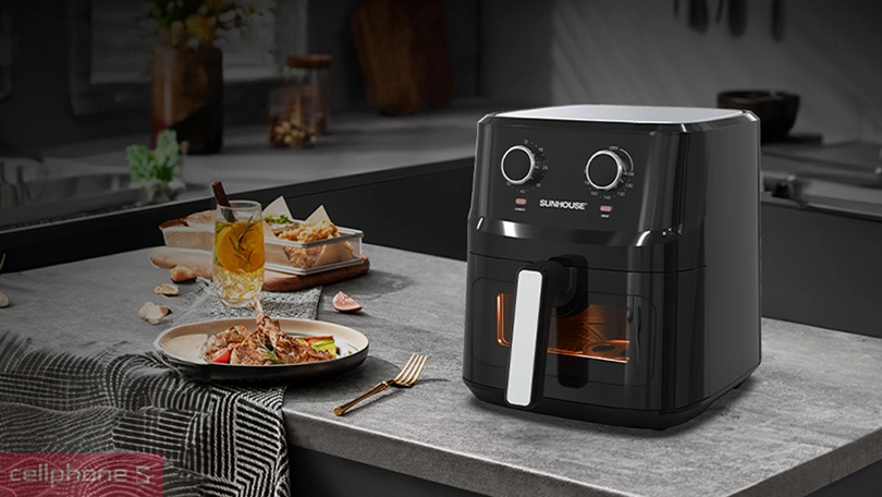 Vì sao nên mua nồi chiên không dầu 6.5L Sunhouse SHD4030