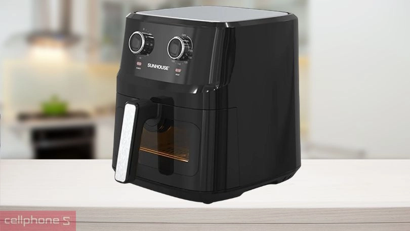 Nồi chiên không dầu Sunhouse SHD4030 6.5L - Thiết kế thời thượng, dung tích lớn