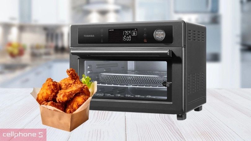 Vì sao nên mua nồi chiên không dầu Toshiba TL2-SAC25GZC(GR) 25 lít