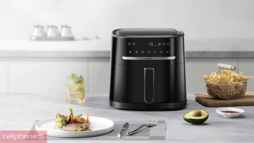 Thiết kế nồi chiên không dầu Xiaomi Air Fryer 6L EU