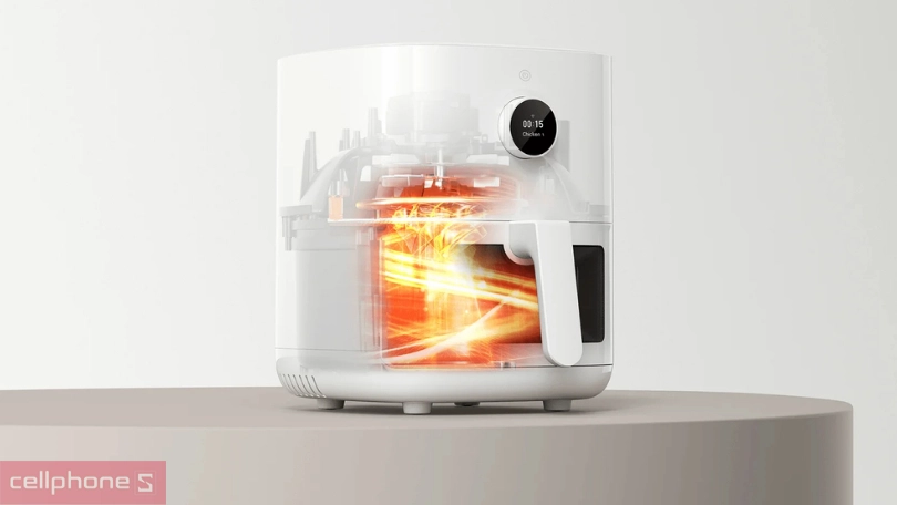 Nồi chiên không dầu Xiaomi Smart Air Fryer 5.5L – Menu đa dạng, thiết kế hiện đại 