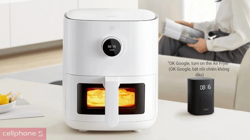 Nồi chiên không dầu Xiaomi Smart Air Fryer 5.5L – Menu đa dạng, thiết kế hiện đại 