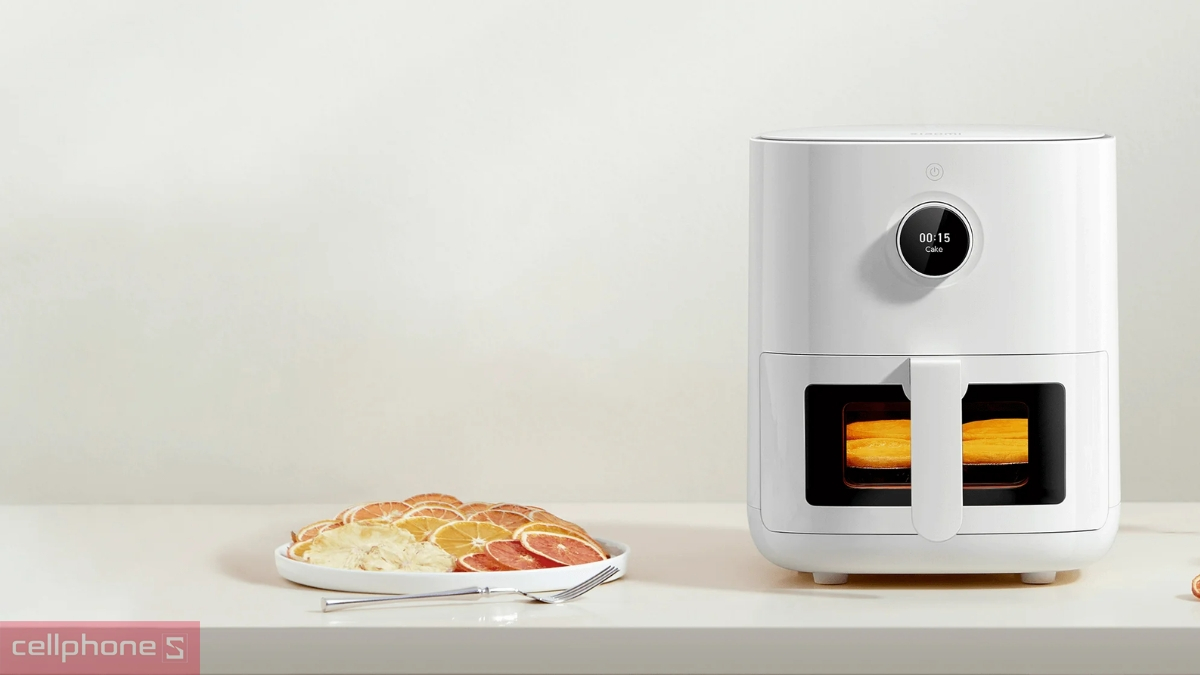 Nồi chiên không dầu Xiaomi thiết kế tối giản sang trọng cho căn bếp