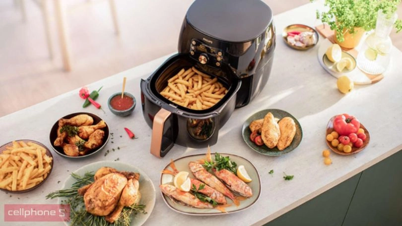 Nồi chiên ko dầu có khả năng làm đa dạng món ăn