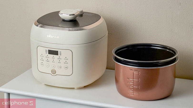 Nồi áp suất Bear YLB-A50P1 dung tích lớn, đa chức năng