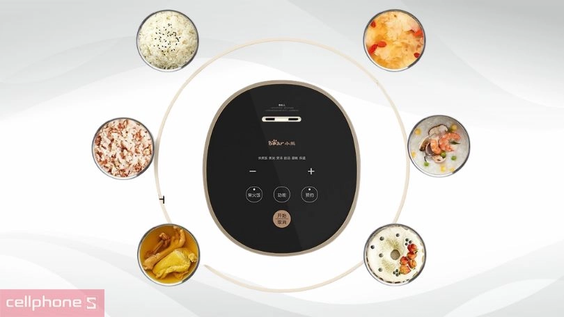 Cách chọn chế độ trên nồi cơm điện Bear 3 lít DFB-C30L3