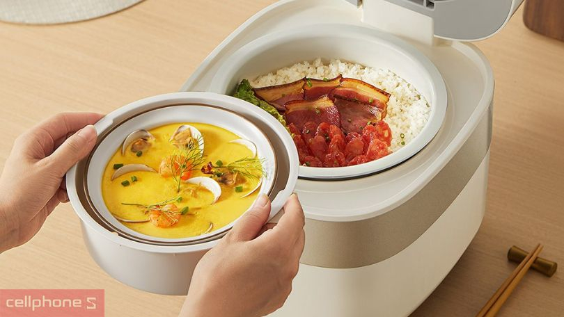 Dung tích nồi cơm điện Bear 4 lít DFB-D40N1