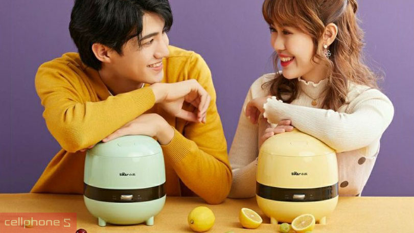 Vì sao nên mua nồi cơm điện mini Bear DFB-B12K2 1.2L