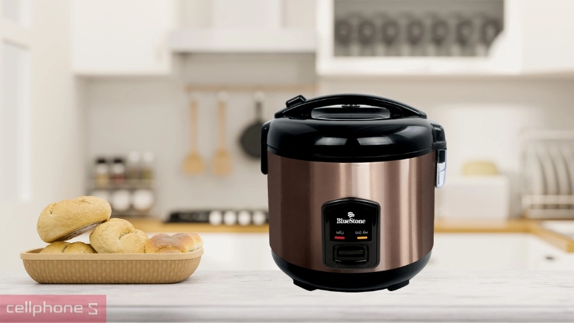 Nồi cơm điện BlueStone 1.2 L RCB-5512- Lòng nồi phủ chống dính, dung tích 1.2l