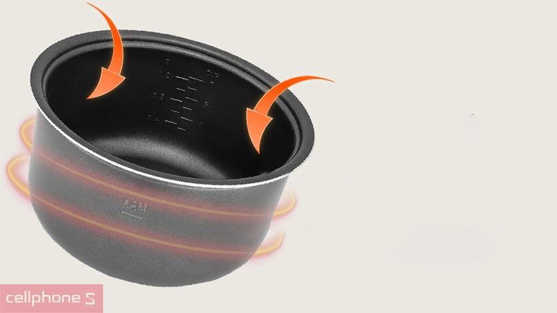 Thiết kế nồi cơm điện tử Bluestone RCB-5938 1.8L