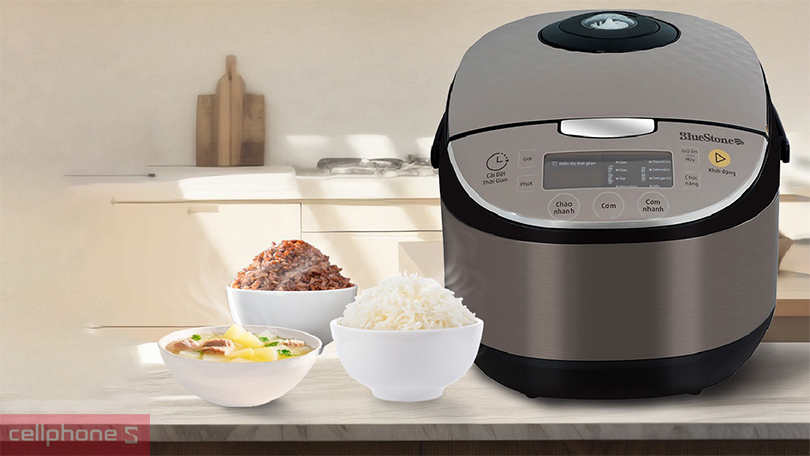 Dung tích nồi cơm điện tử Bluestone RCB-5938 1.8L