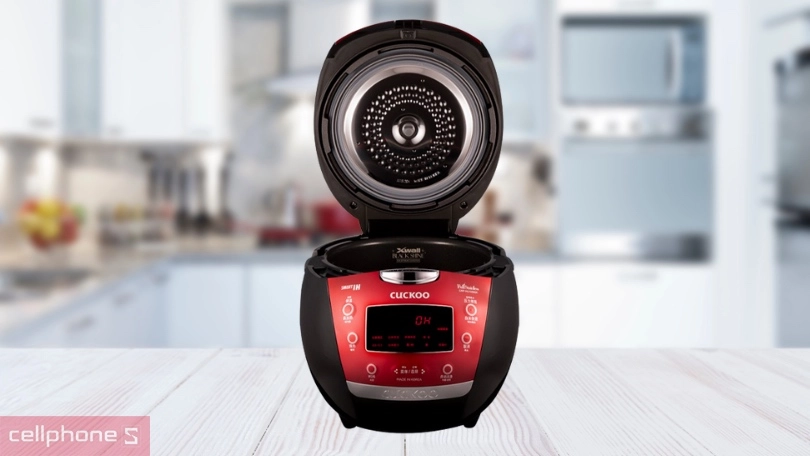 Công nghệ nấu và các tính năng đi kèm của nồi cơm điện tử áp suất cao tần Cuckoo CRP-HUS1000F/BKRDVN 1.8l