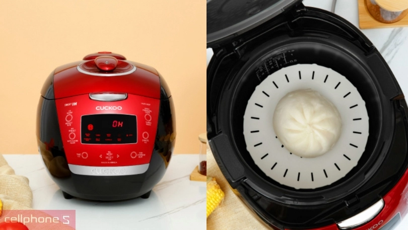 Nồi cơm áp suất cao tần Cuckoo 1.8 lít CRP-HUS1000F – Cơm chín thơm hoàn hảo