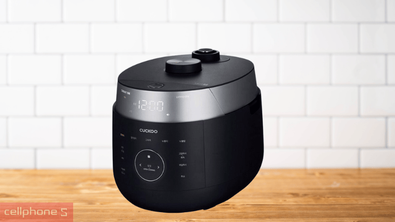 Thiết kế nồi cơm điện cao tần áp suất kép Cuckoo CRP-LHTR1010FB 1.8L