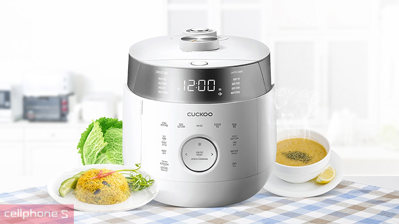 Nồi cơm điện Cuckoo CRP-LHTR1010FW 1.8L - Cơm nấu thơm ngon, nhanh chín