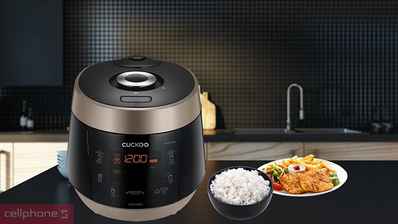 nồi cơm điện cuckoo hàn quốc trang bị đầy đủ 2-3 mâm nhiệt