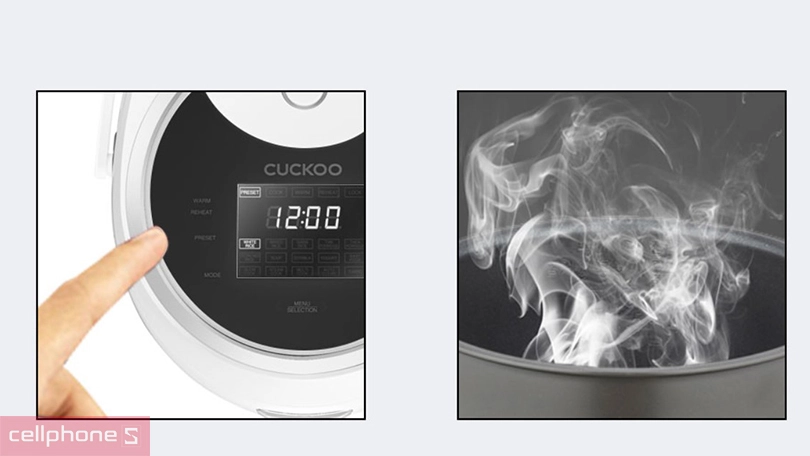 Chức năng tự làm sạch ấn tượng, chế độ hẹn giờ thông minh