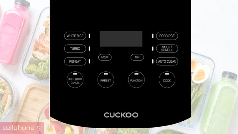 Công suất, chế độ nấu của nồi cơm điện tử Cuckoo CR-1050F/SIBKCRVNCV
