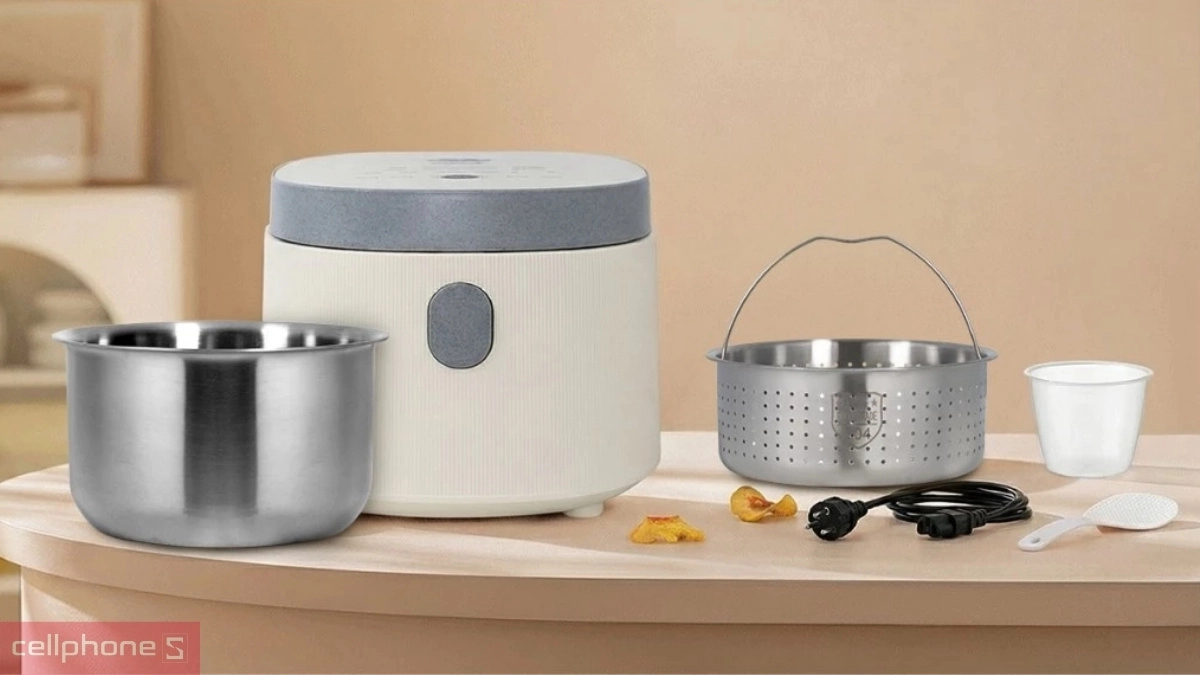 Dung tích nồi cơm điện Fujihome Inox LowSugar RC10BLS