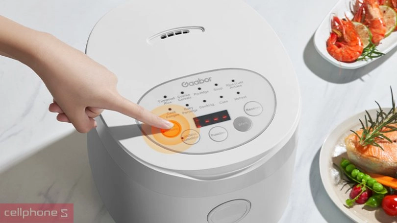 Tính năng thông minh của nồi cơm điện Gaabor 1.2 lít GR-S30