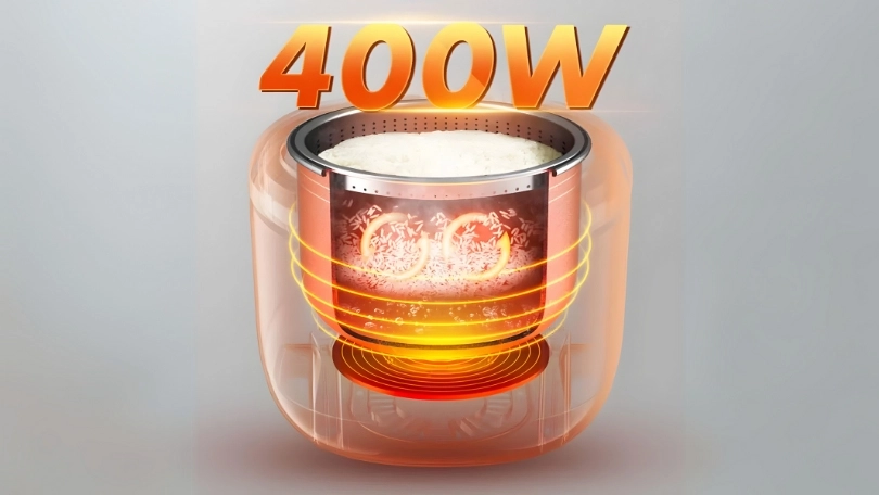 Nồi cơm điện Gaabor 1 lít GR-S25D: làm nóng đa chiều, cực nhiều tiện ích