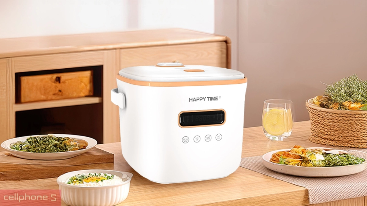 Thiết kế nồi cơm điện tử Happytime HTD8810 1.2L