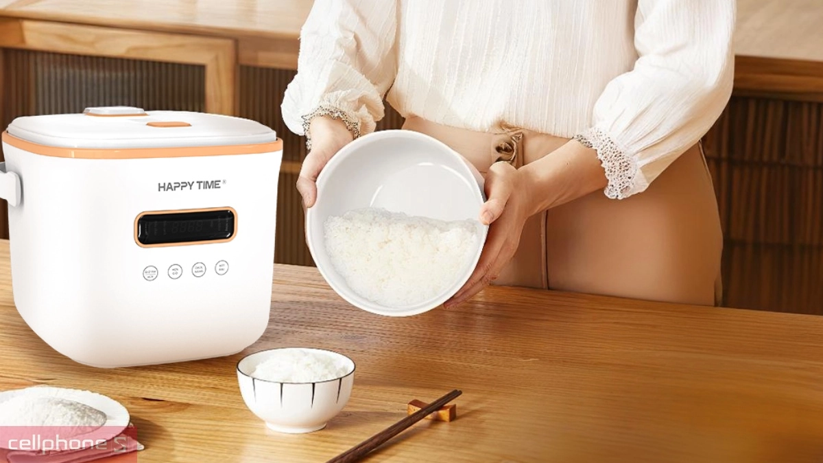 Dung tích nồi cơm điện tử Happytime HTD8810 1.2L