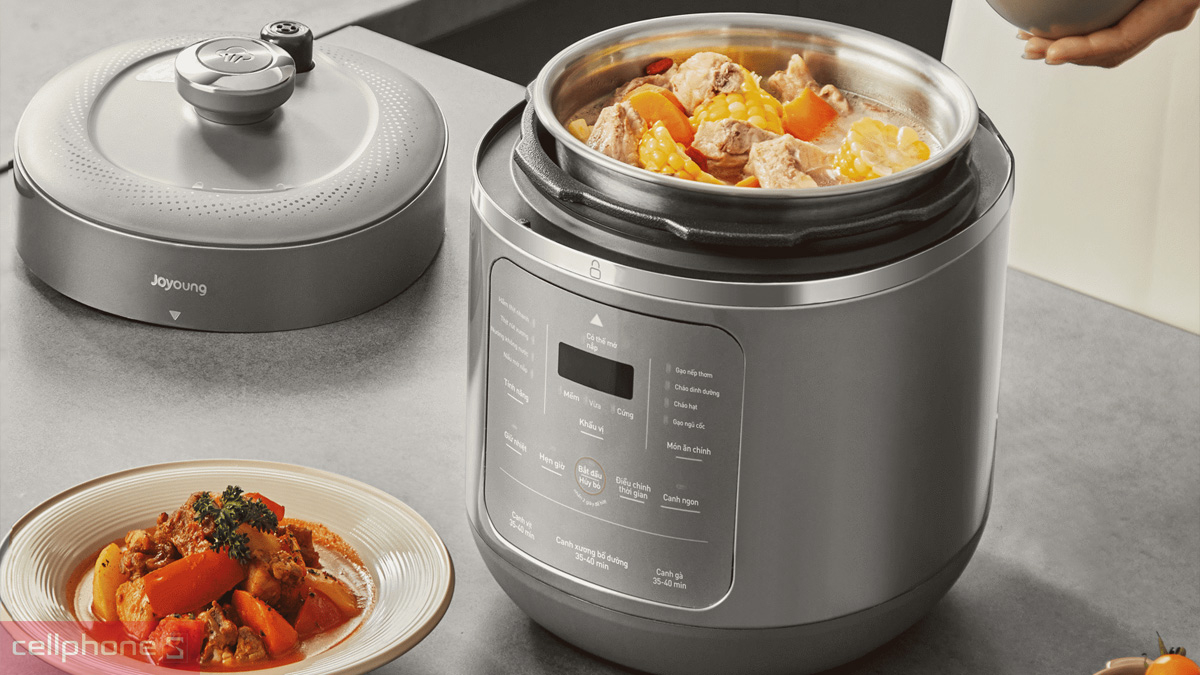 Dung tích nồi cơm áp suất đa năng Joyoung JHPC-5100 1.8L