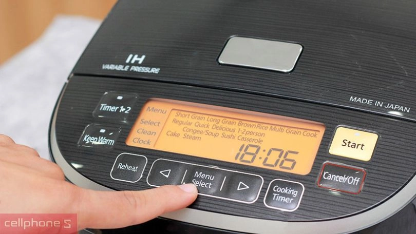 Nồi cơm điện cao tần Panasonic 1.8 lít SR-PX184K - Lòng nồi cao cấp, bền bỉ