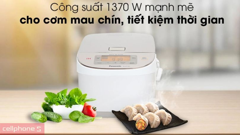 Công suất nồi cơm điện cao tần Panasonic SR-AFY181WRA 1,8 lít