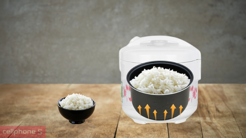 Công nghệ tích hợp trên nồi cơm điện nắp gài Panasonic SR-MVN10FRAX 1L