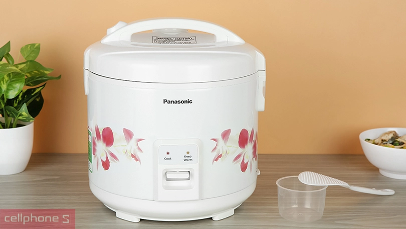 Thiết kế nồi cơm điện nắp gài Panasonic SR-MVN18FRAX 1.8L
