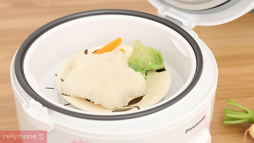 Thiết kế nồi cơm điện nắp gài Panasonic SR-MVQ18FRAX 1.8l