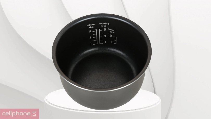 Nồi cơm điện Panasonic SR-CL108WRAM 1L - Kiểu dáng sang trọng, bền bỉ