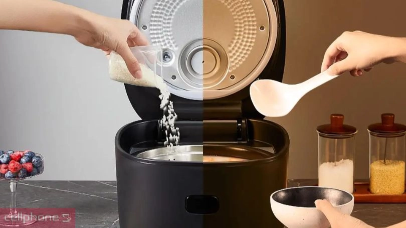 Nồi cơm điện tử cao tần giảm đường SR-HL151KRA – Thiết kế hiện đại, chế độ nấu ăn đa dạng