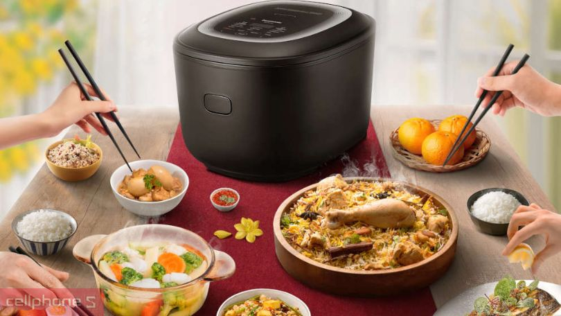 Nồi cơm điện tử cao tần giảm đường SR-HL151KRA – Thiết kế hiện đại, chế độ nấu ăn đa dạng