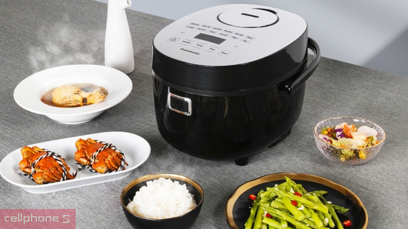 Nồi cơm điện tử Panasonic SR-DB071KRA 0.7 lít - Công nghệ nấu hiện đại, thiết kế nhỏ gọn, sang trọng