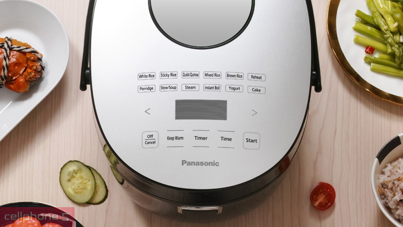Nồi cơm điện tử Panasonic SR-DB071KRA 0.7 lít - Công nghệ nấu hiện đại, thiết kế nhỏ gọn, sang trọng