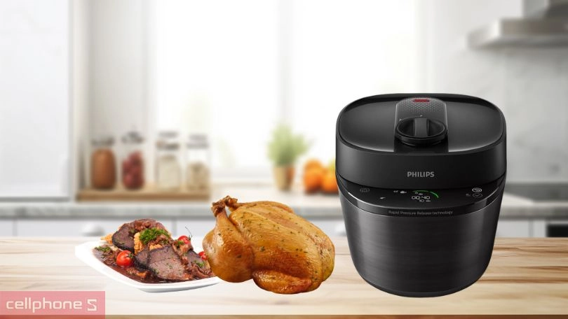 Vì sao nên mua nồi áp suất đa năng Philips HD2151/66?