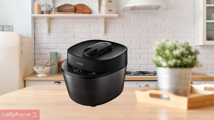 Nồi áp suất đa năng Philips HD2151/66 - Thiết kế hiện đại và chống dính cao cấp